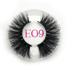 Mikiwi 25mm False Eyelashes Wholesale Thick Strip 25mm 3D Mink Lashes Custom Packaging Label Makeup Dramatic Long Mink Lashes cosmeticarena