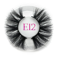 Mikiwi 25mm False Eyelashes Wholesale Thick Strip 25mm 3D Mink Lashes Custom Packaging Label Makeup Dramatic Long Mink Lashes cosmeticarena