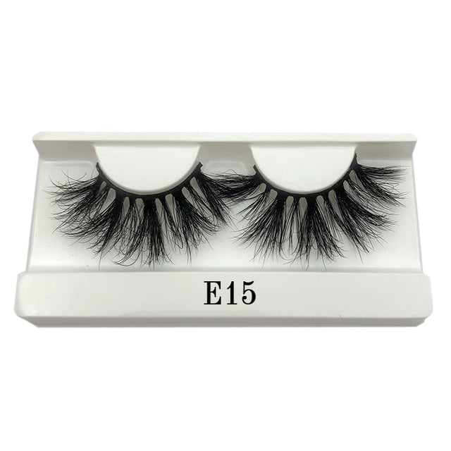Mikiwi 25mm False Eyelashes Wholesale Thick Strip 25mm 3D Mink Lashes Custom Packaging Label Makeup Dramatic Long Mink Lashes cosmeticarena