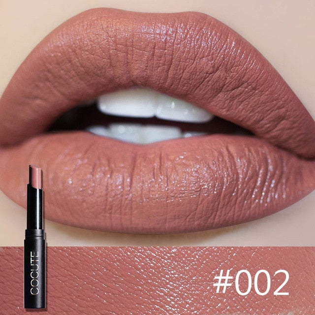 15 Colors Lip Stick Moisturizer Lipsticks Waterproof Long-lasting Easy to Wear Cosmetic Nude Makeup Lips cosmeticarena