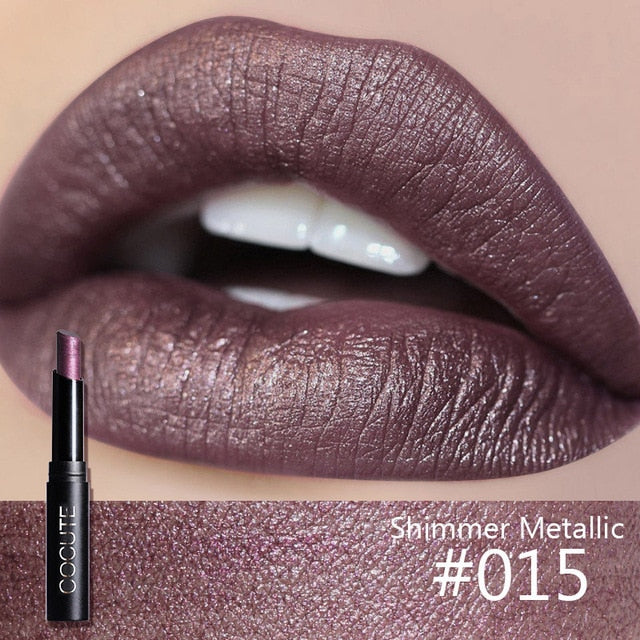 15 Colors Lip Stick Moisturizer Lipsticks Waterproof Long-lasting Easy to Wear Cosmetic Nude Makeup Lips cosmeticarena