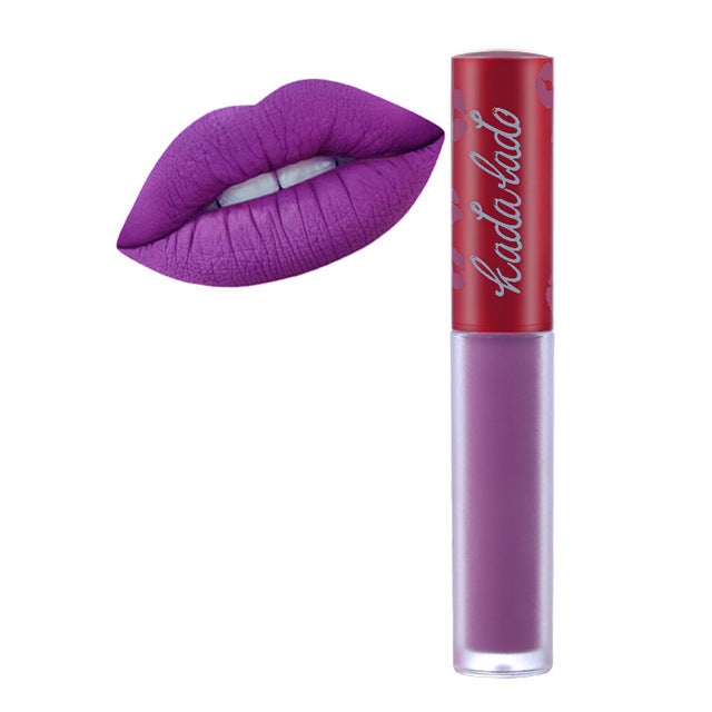 KADALADO Brand Make Up Waterproof Nude Lipstick Long Lasting Liquid Matte Lipstick Kit Lip Gloss Cosmetics Lipgloss Lip Makeup cosmeticarena