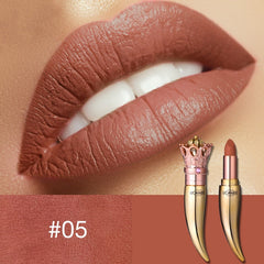 UCANBE Brand Velvet Matte Lipstick Set Luxury Queen Crown Creamy Lip Stick Gentle Pink Nude Makeup Waterproof Lasting Cosmetics cosmeticarena