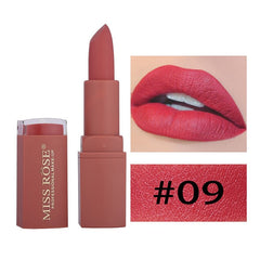 Miss Rose Matte Lipstick Waterproof Lip Makeup Korean Cosmetics Long Lasting Nude Lip Stick Pigment rouge a levre maquillage cosmeticarena
